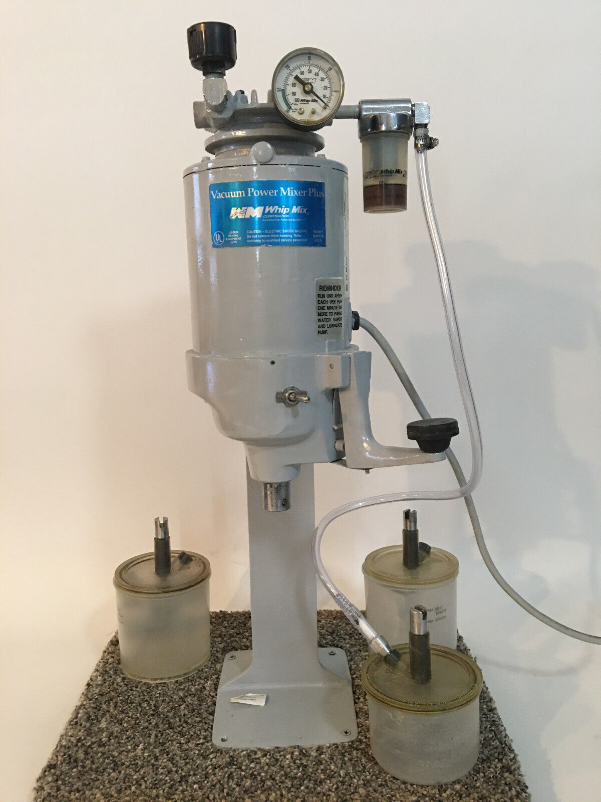 Whip Mix Vacuum Power Mixer Plus Model F with Stand - Dental lab KK581