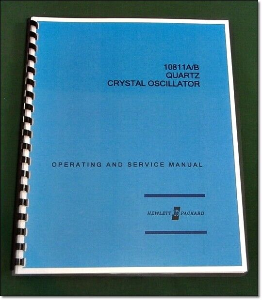 HP 10811A/B Operating & Service Manual: w/11\
