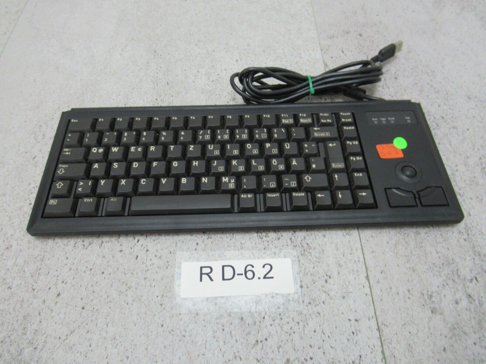 Cherry G84-4400LUBDE-2 Keyboard Scroll Cherry ML4400 USB Connector Black