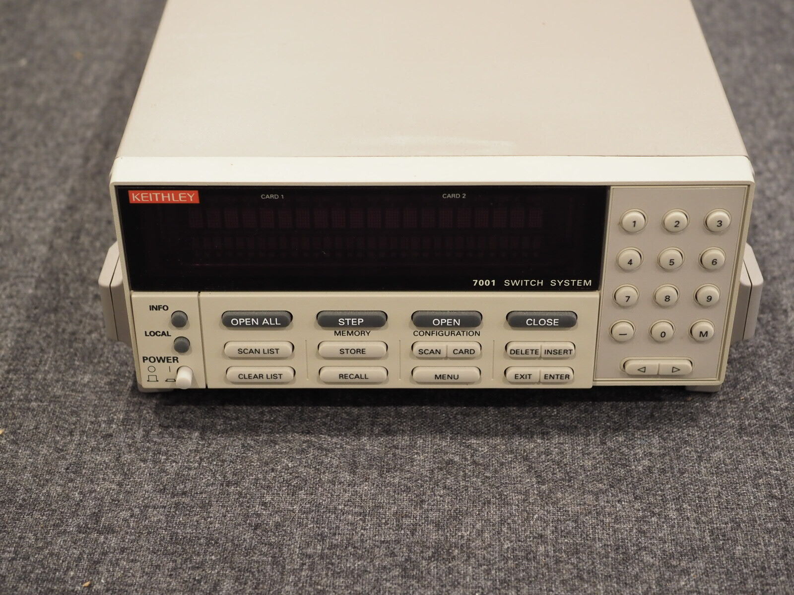Keithley 7001 Switch System, 7011-S Quad 1x10 Mux and full manual