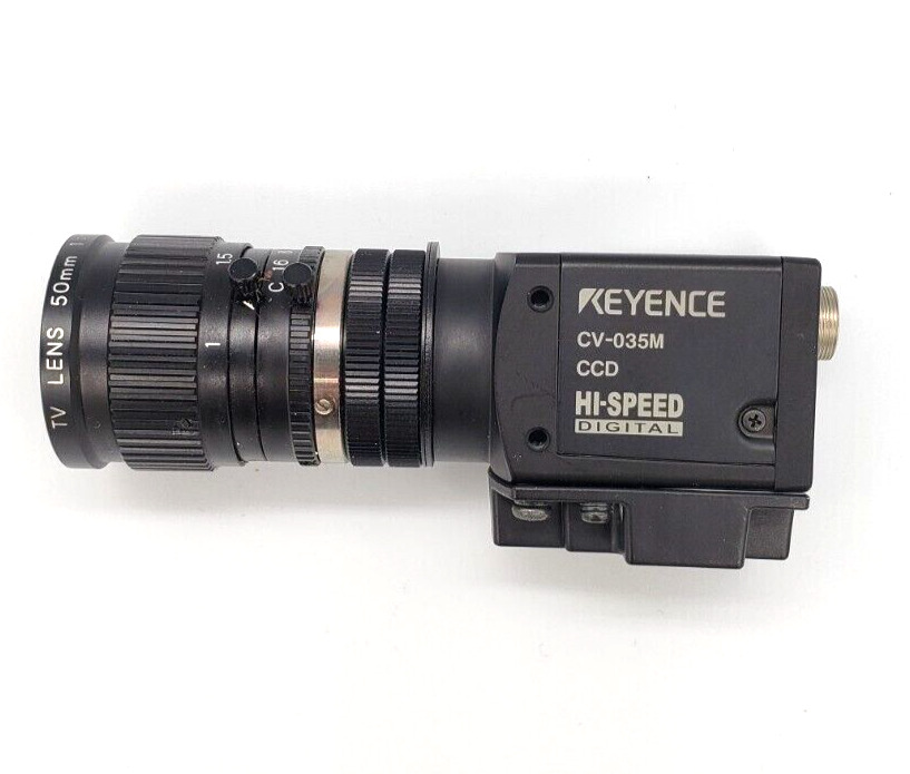 Keyence CV-035M Hi-Speed CCD Monochrome Vision System Digital Camera CV035M