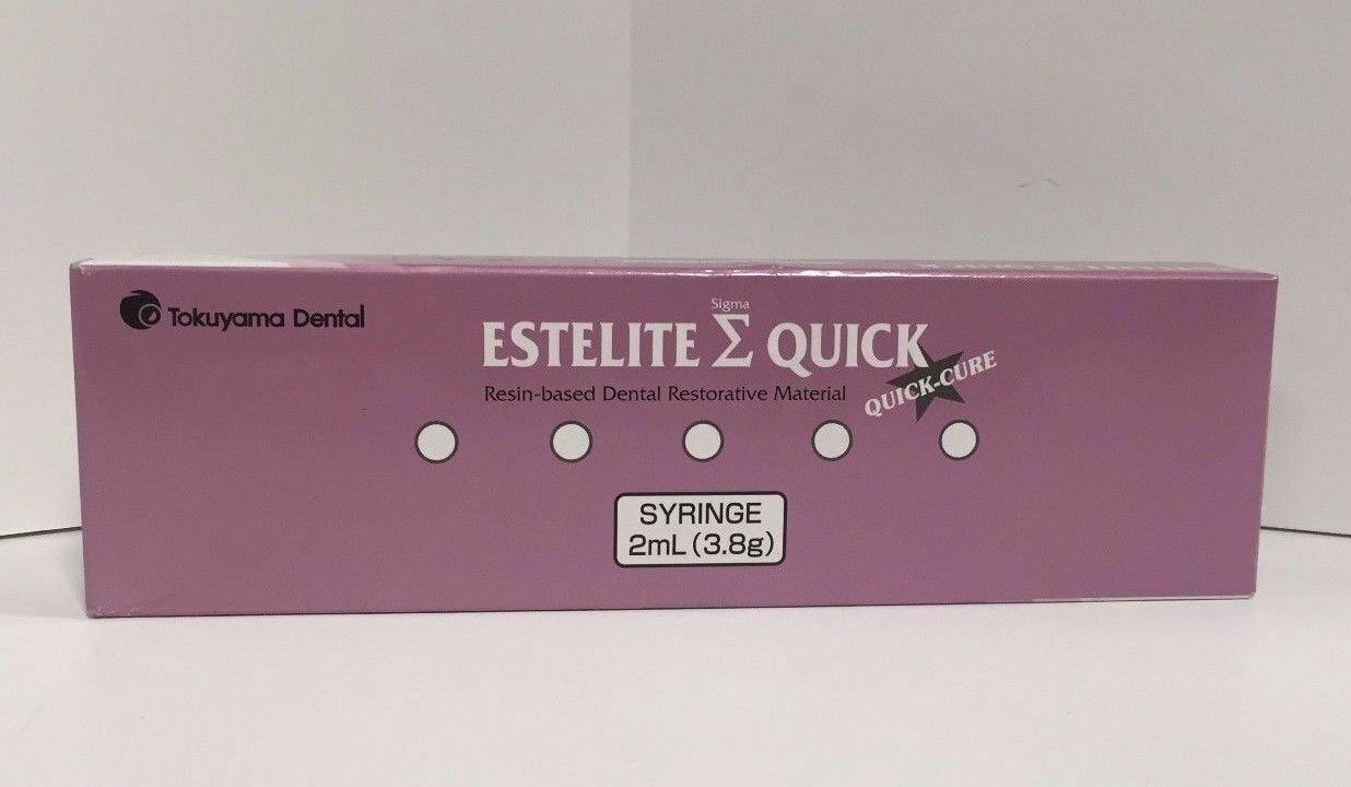 5 X Estelite Sigma Quick Dental universal restorative composite 3.8GM Tokuyama