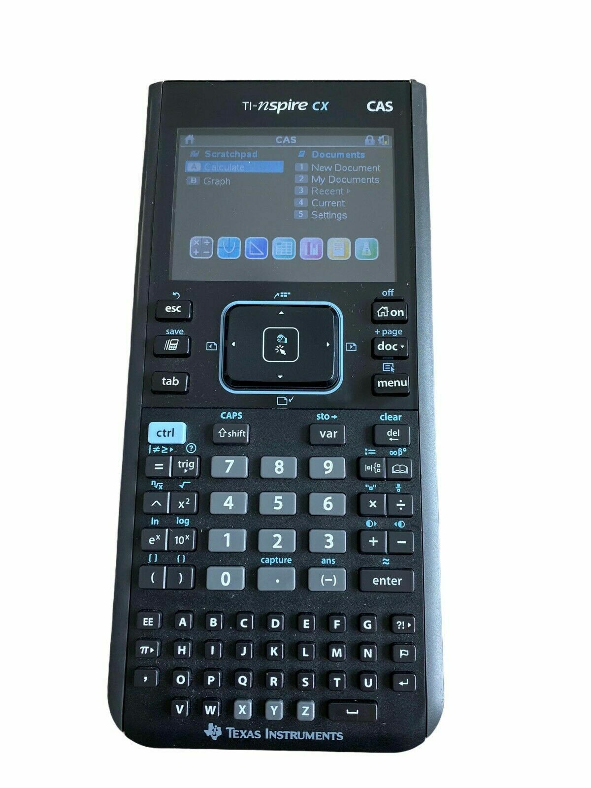 Texas Instruments TI-Nspire CX CAS Graphing Calculator Scratch