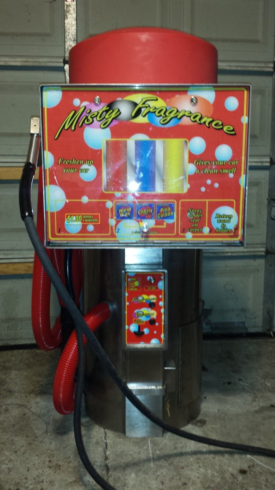 car wash equipment   VACUUM AND FRAGRANCE  COMBINATION 