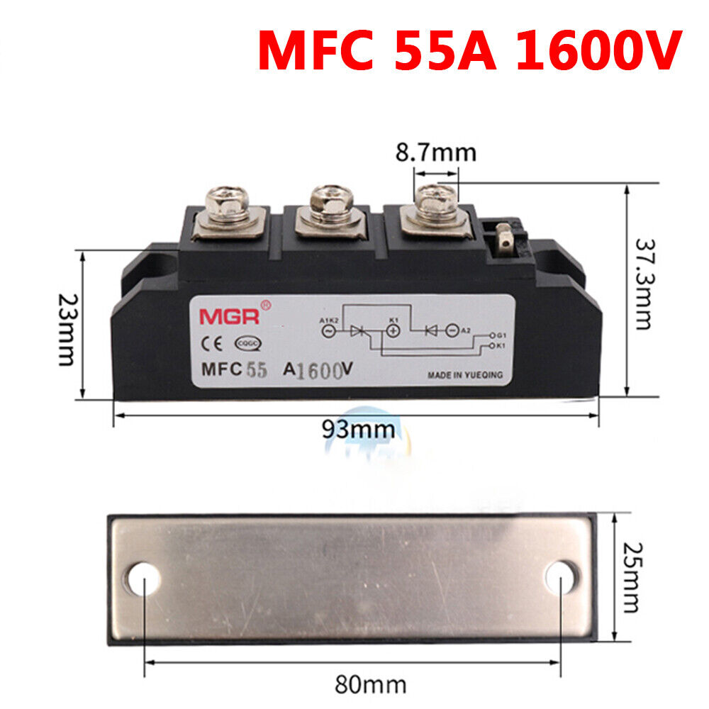 MFC 55,90,110,160,500A 1600V SCR Rectifier Module Thyristor Module Power Module