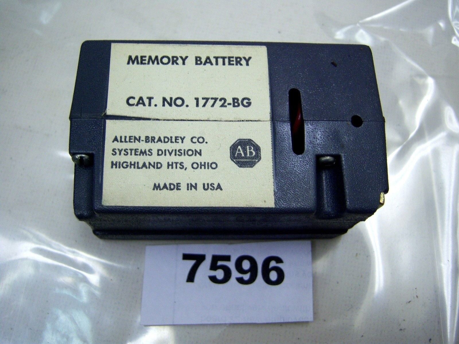 Allen-Bradley Memory Battery 1772-BG