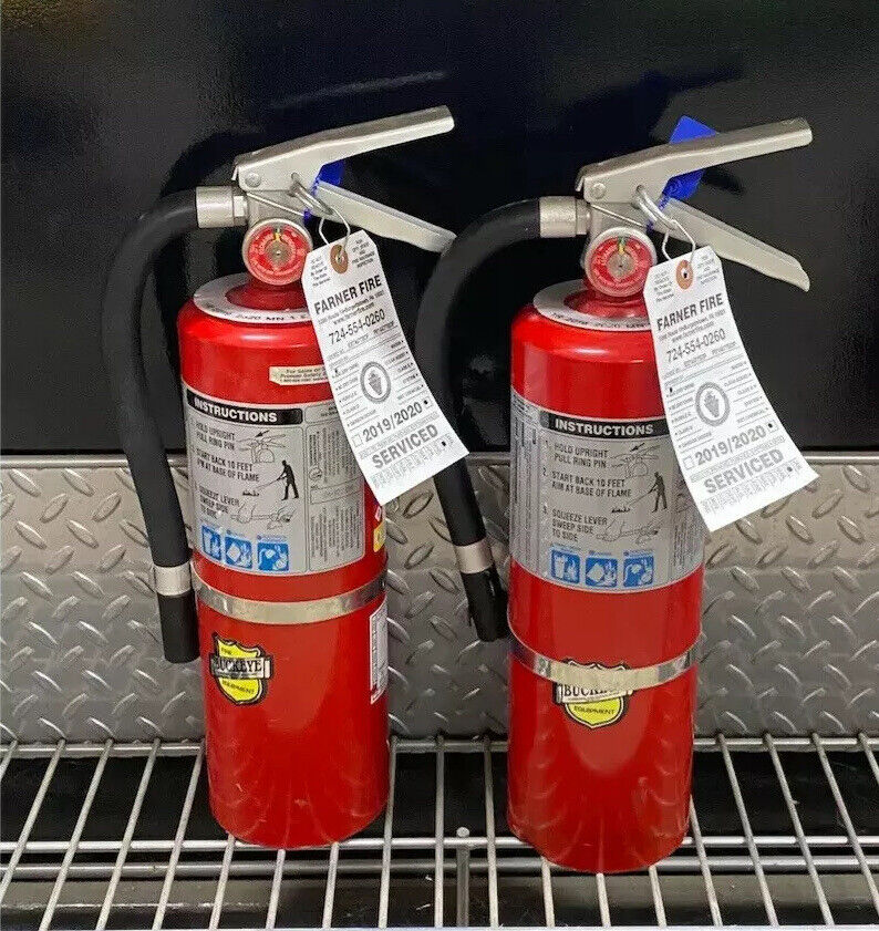 FIRE EXTINGUISHER 5lb Abc  (Scratch & Dirty) Set of 2