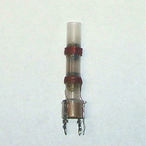 DUAL adjustable - RF coil inductor vintage PC mount radio component part NOS