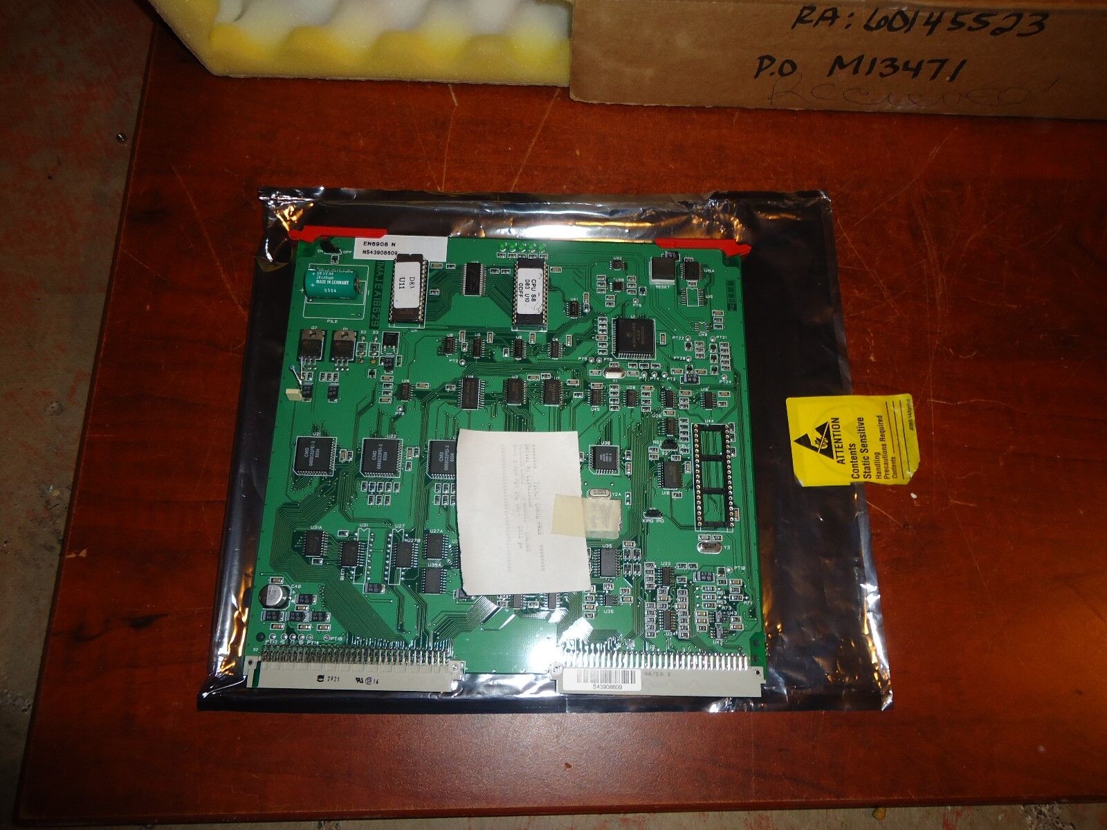 MARKEM IMAJE,PCB CPU-S4 S8 2 HEAD, BOARD, PART#ENR6908, NEW, OPEN BOX