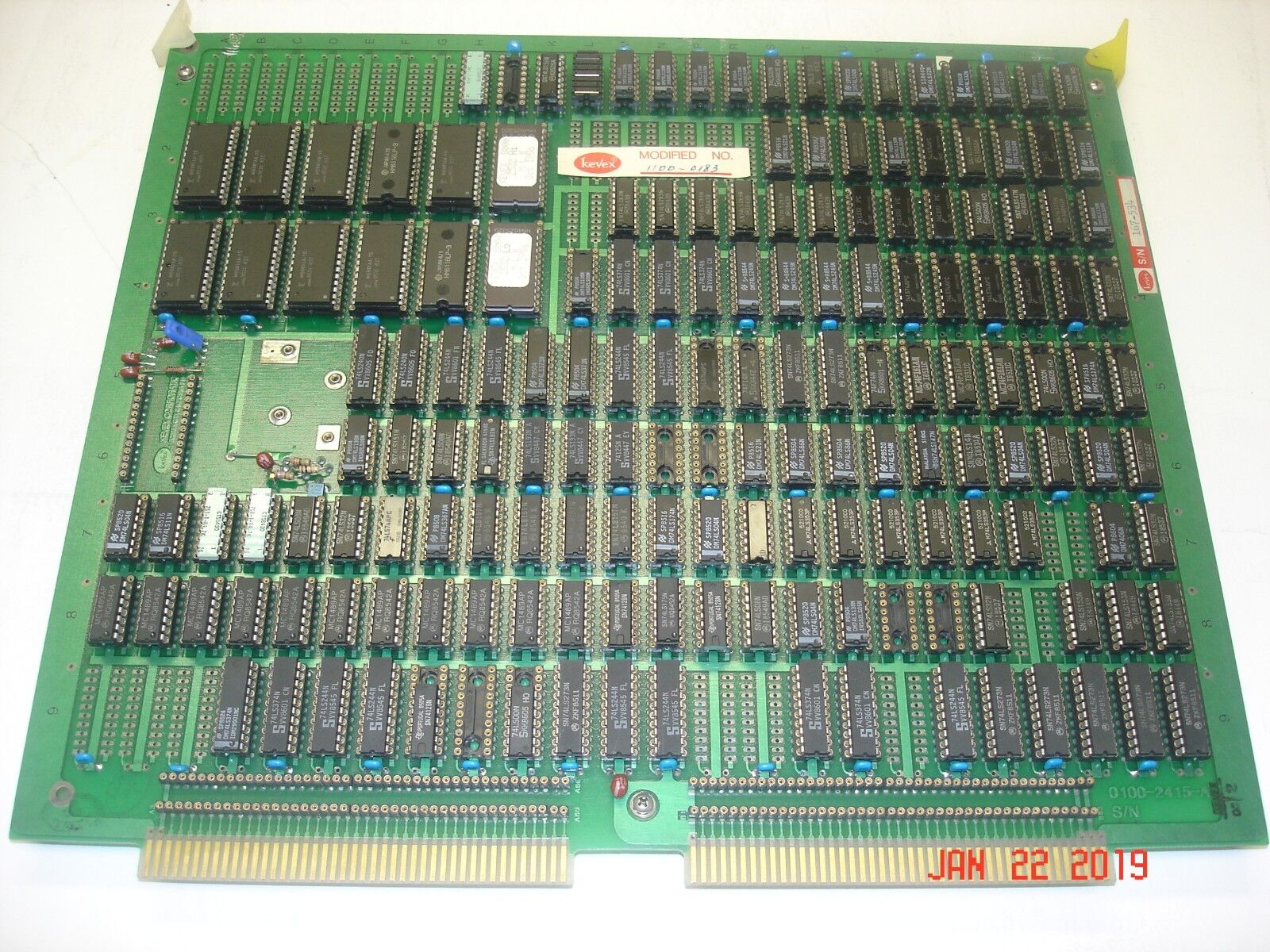 KEVEX X-RAY COMPUTER BOARD ASSY# 0100-2415-A MODIFIED# 1100-0183 WORKING PULL