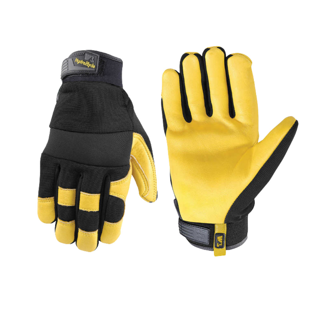 6 Pairs Wells Lamont Men\'s HydraHyde Leather Work Gloves Size M L XL XXL 3X-L