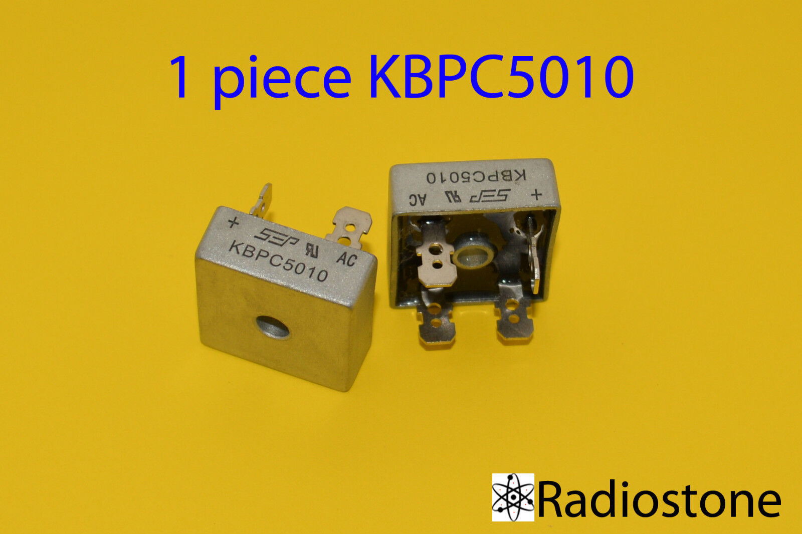 Diode Bridge Rectifier 1ph 50A 1000V 50 Amp Metal Case KBPC5010