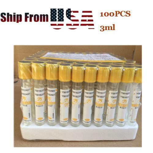 Vacuum Blood Collection Tubes Gel  Clot Activator Tubes 12 x 75mm, 3mL, 100pcs