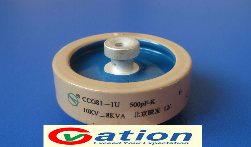 for CCG81-1U 500P 500PF-K 10KV 8KVA High Frequency / Voltage Ceramic Capacitor