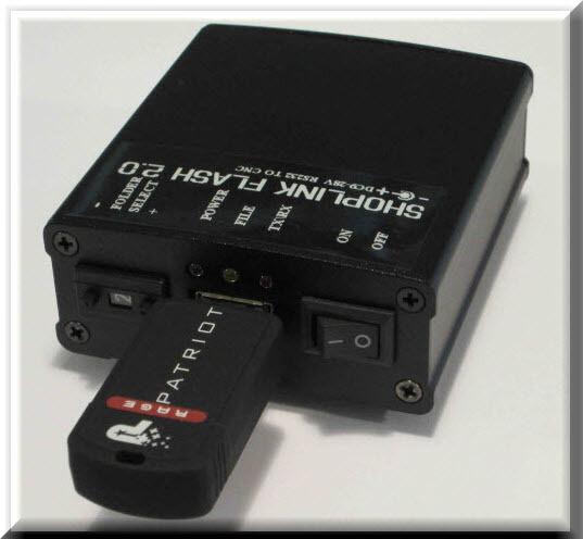 Haas USB FLASH memory upgrade for Haas CNC, Send-Receive DNC Drip feed via RS232