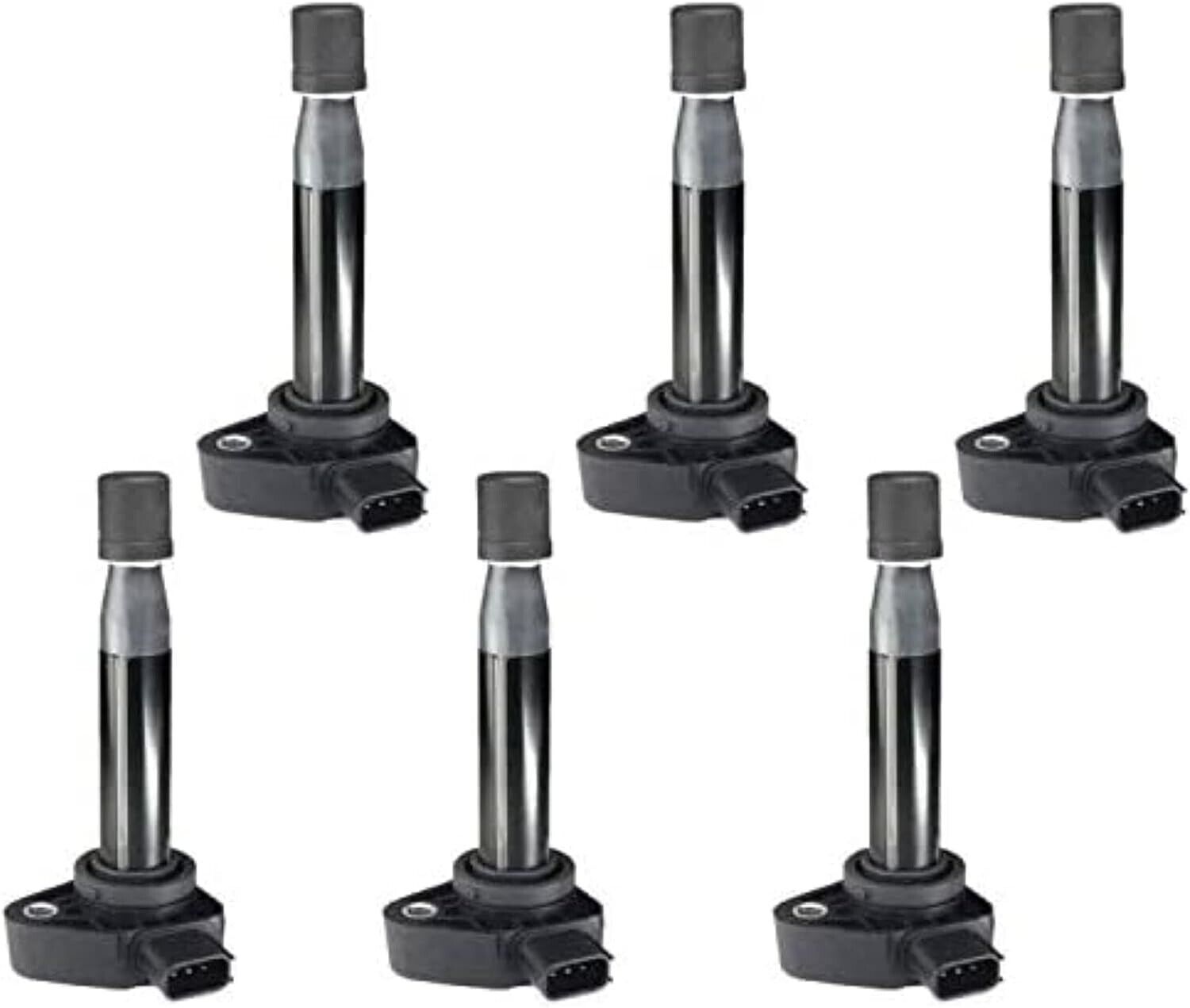 Set of 6 Ignition Coil Pack Compatible with Honda Acura Saturn Accord Odyssey MD