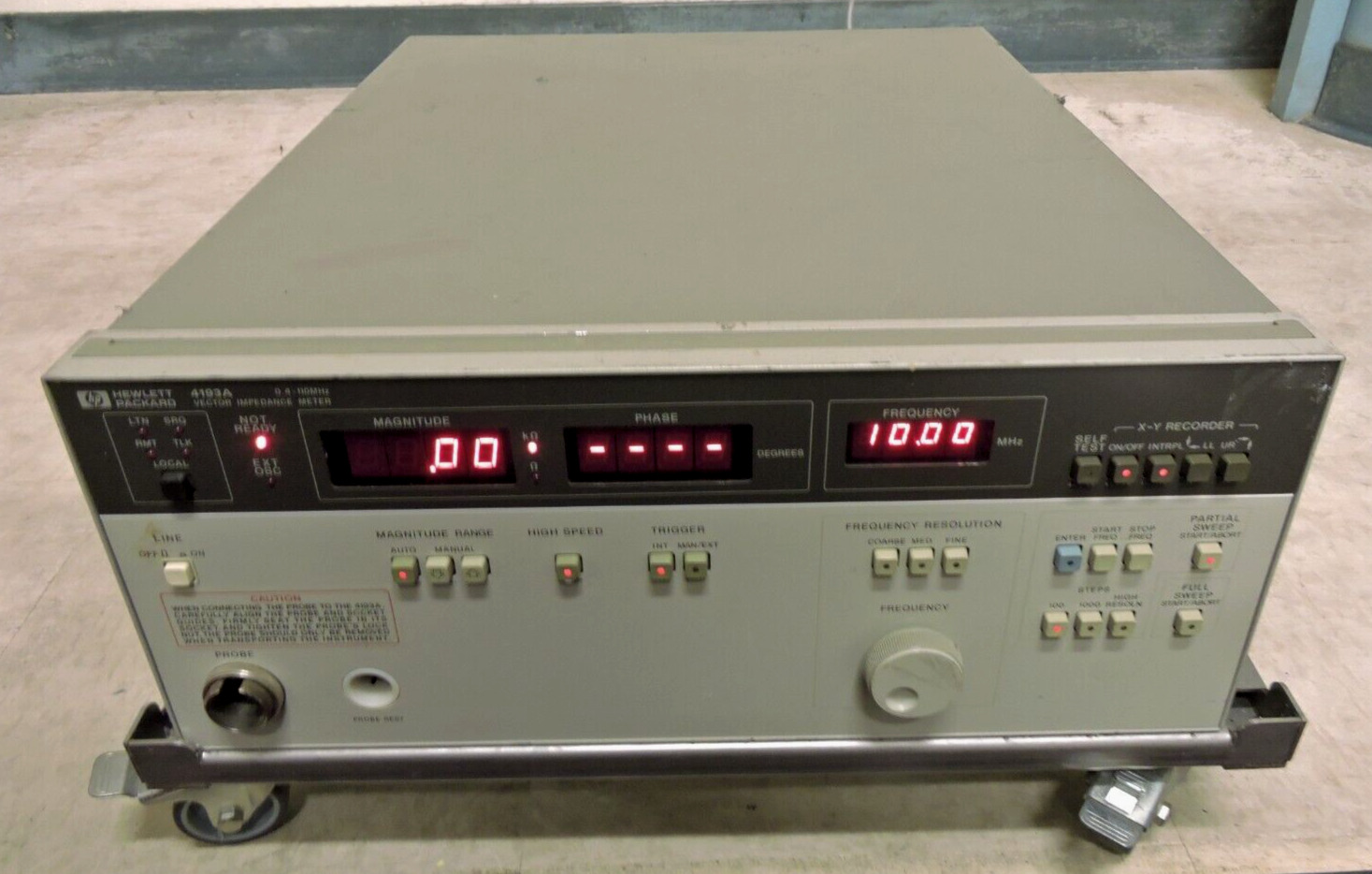HP 4193a Vector Impedance Meter 0.4-110 MHz Agilent / WORKING WARRANTY