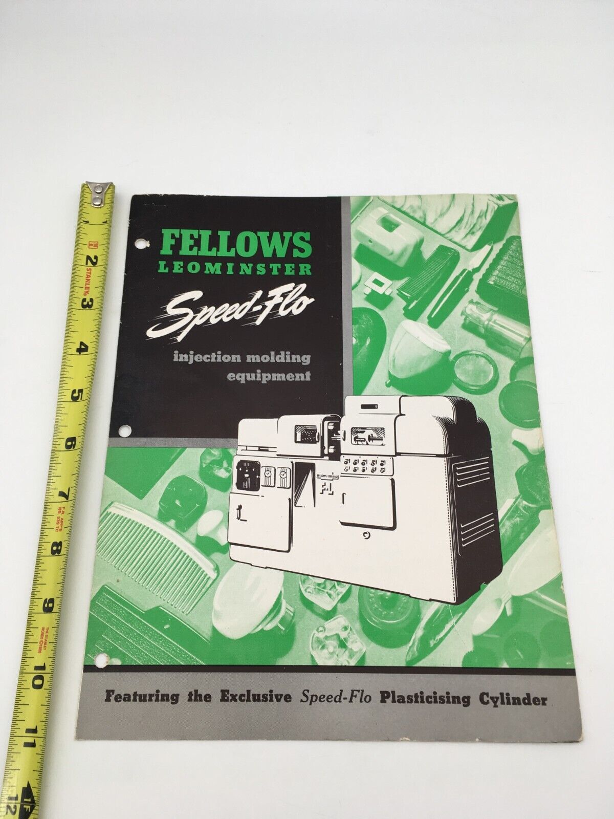 VINTAGE 1947 FELLOWS INJECTION MOLDING EQUIPMENT - SALES/SPECIFICATION BROCHURE