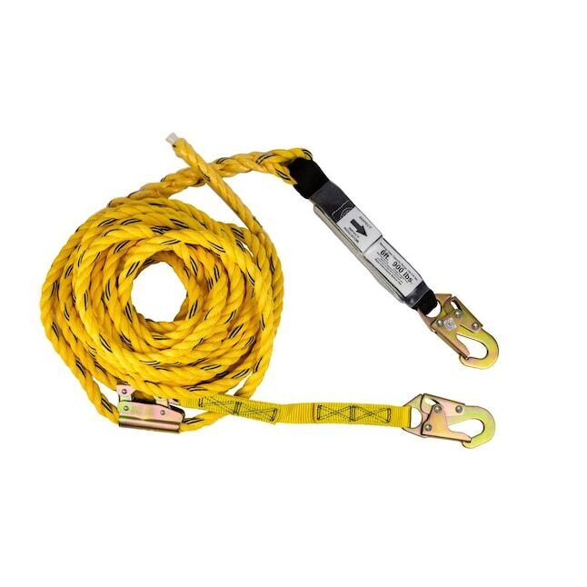 Guardian Fall Protection Poly Steel Rope Vertical Lifeline Assembly