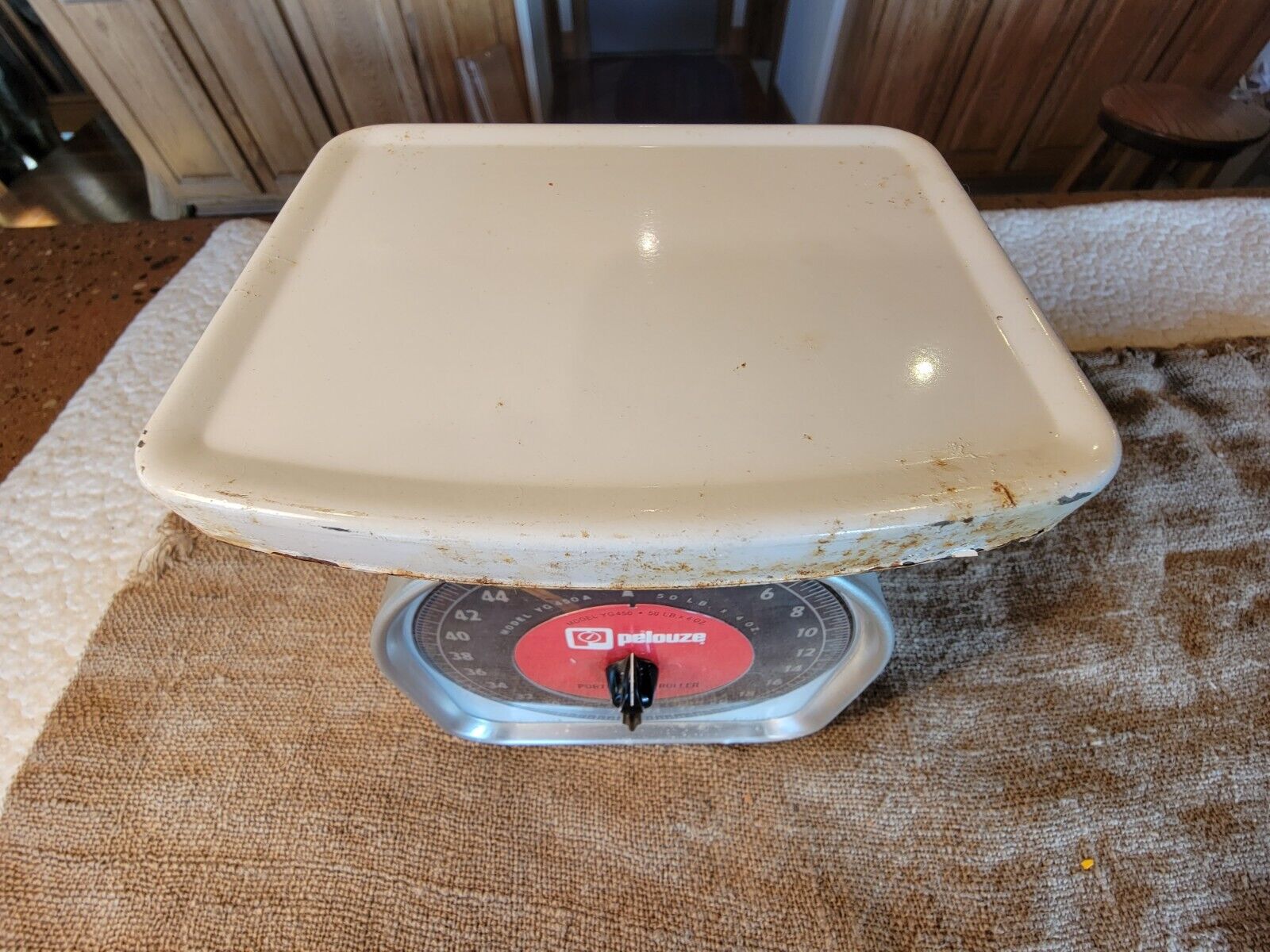Vintage Pelouze 1975 Scale 50 lb Food Portion Controller