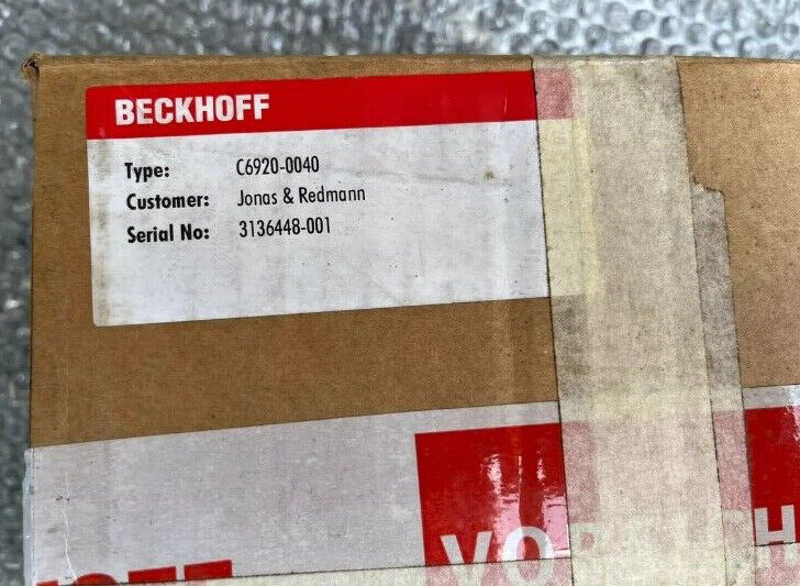 Brand New Beckhoff C6920-0040 Control Cabinet Industrial PLC PC Module 