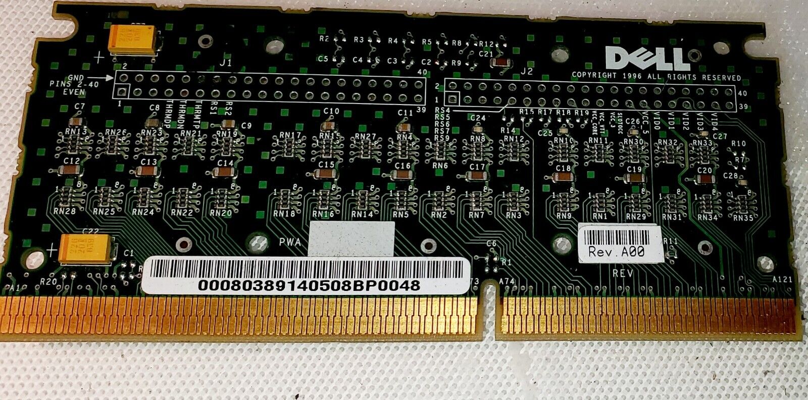 Dell 80390 Memory Board PWB80390