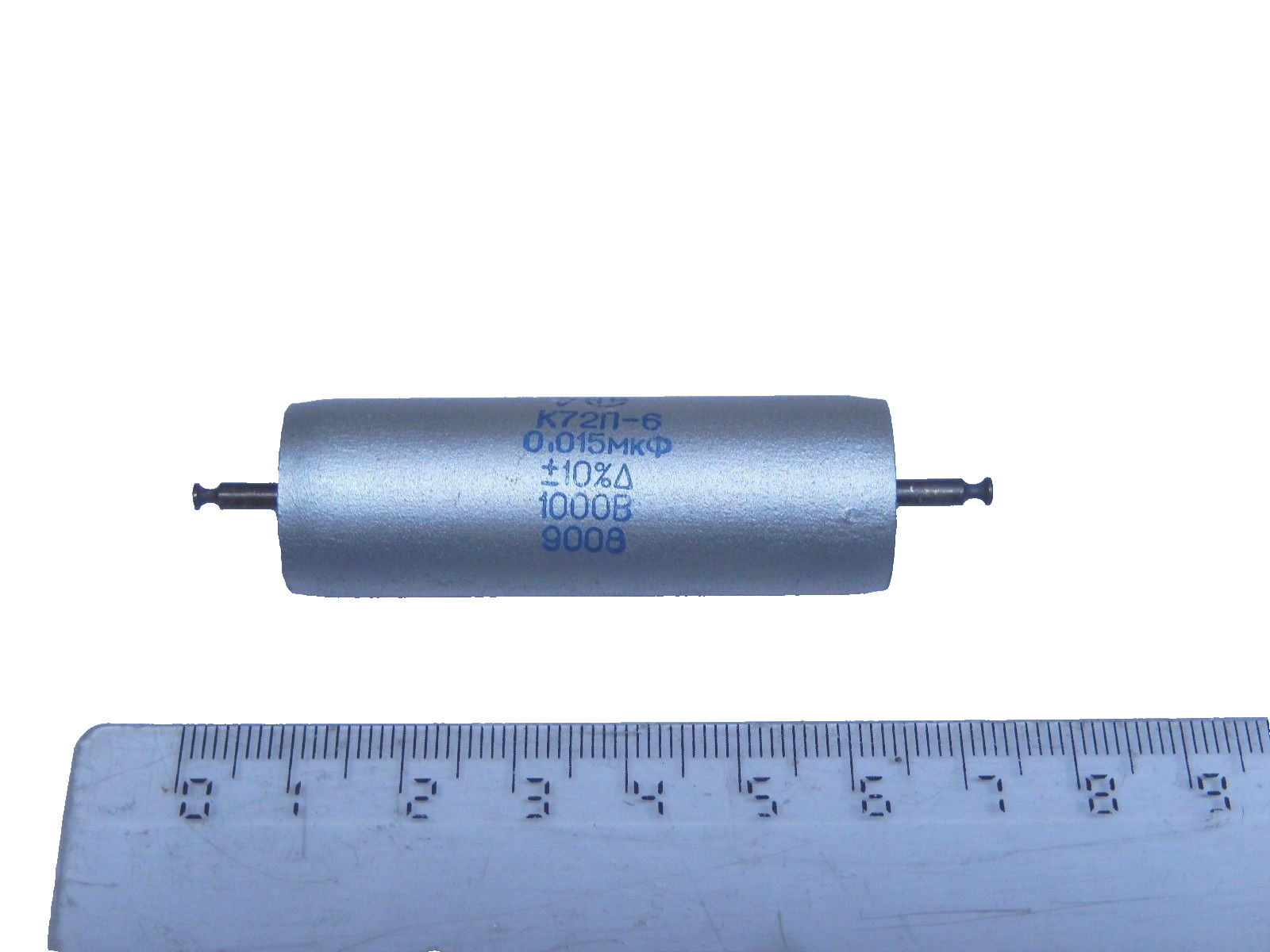 0.015uF 1000V 10% AUDIO teflon capacitors K72P-6.Lot of 1pcs.