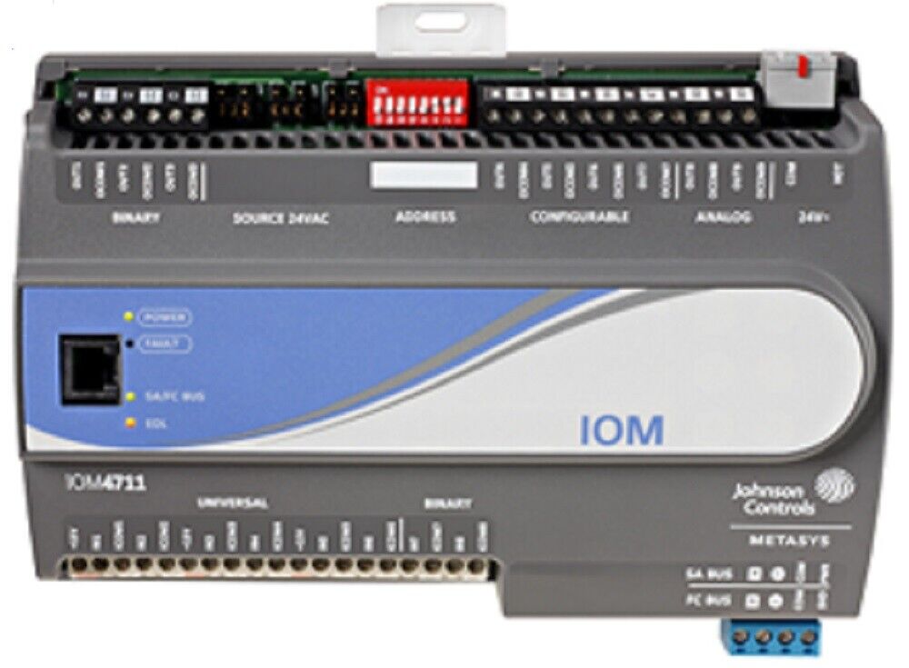 Johnson Controls MS-IOM1711-0 Input Output Module, 4-Point IOM w 4 BI, FC SA Bus