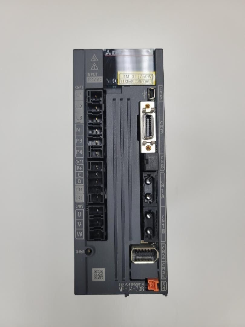 MITSUBISHI MR-J4-70B AC Servo Drive Amplifier Used Japan Removed Working Machine
