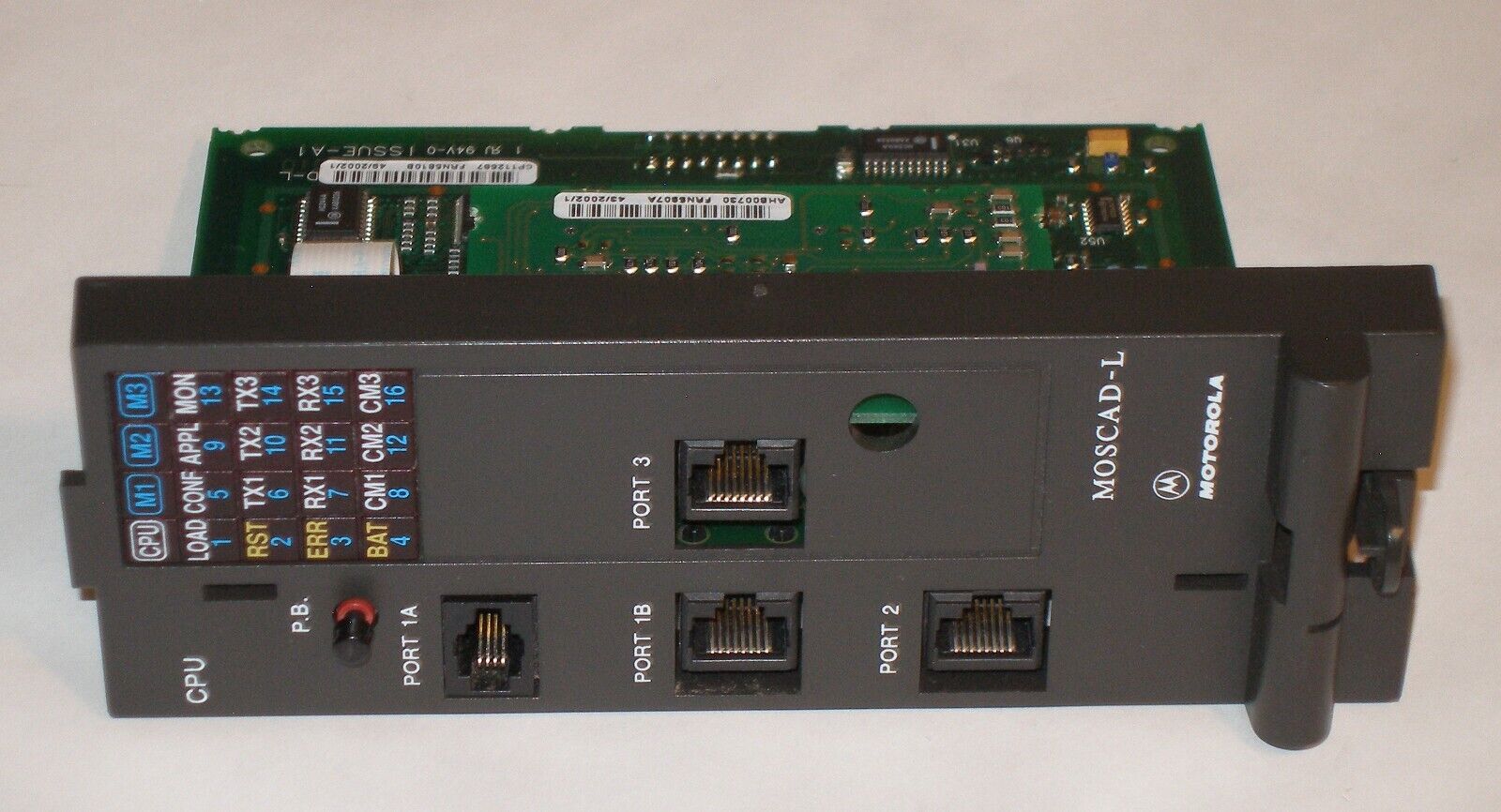 Motorola MOSCAD-L FRN5810B CPU Module with FRN5907A External Radio Interface