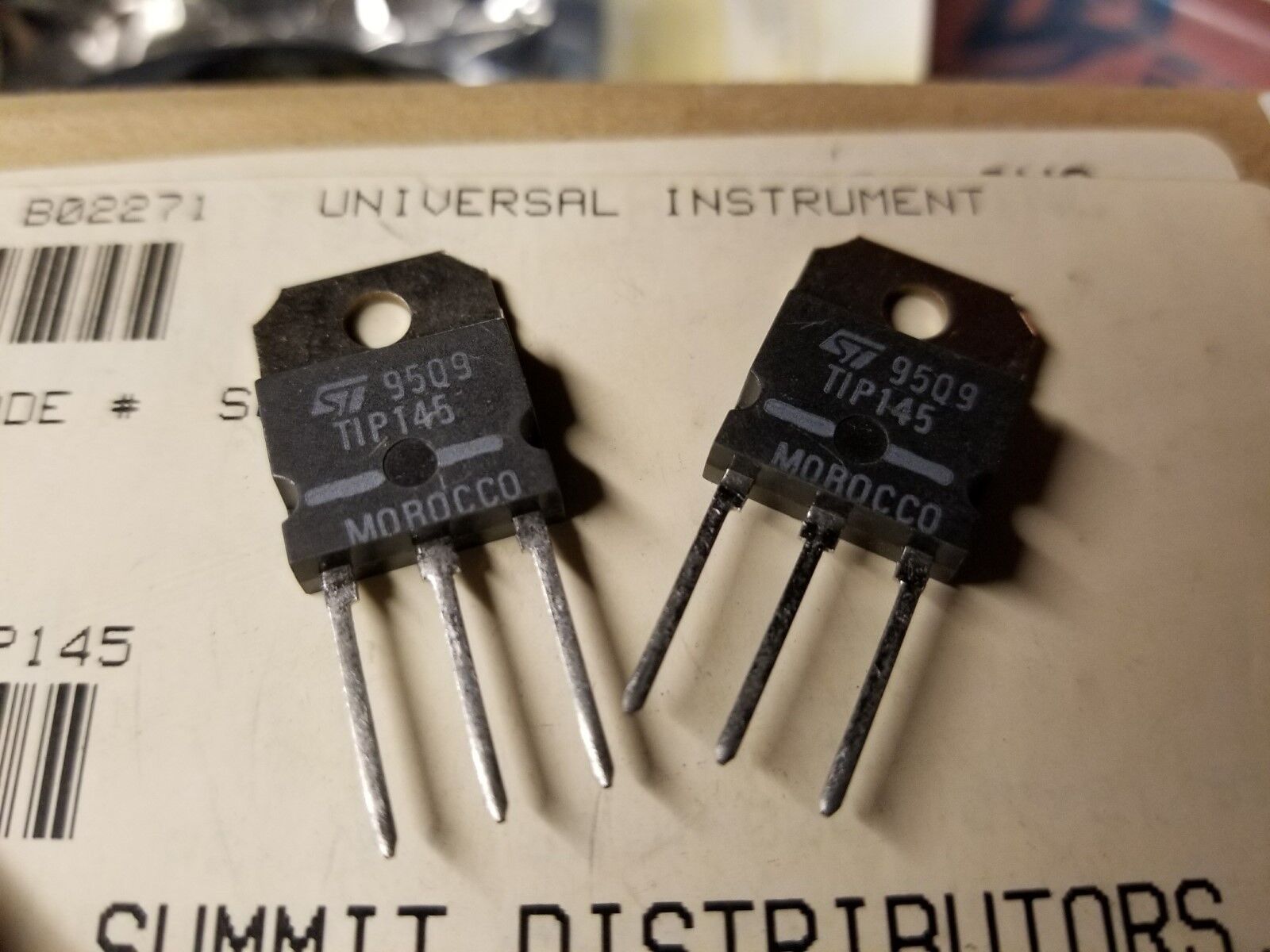 ST TIP145 Power Transistors (10 pcs) *NEW/UNUSED* UIC p/n 17402000
