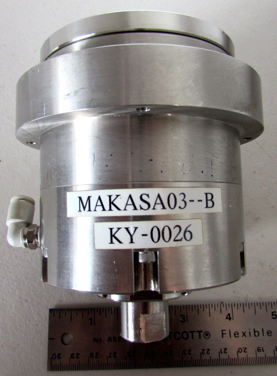Vacuum Chuck Rotary Pass Thru Bearing Ring MAKASA03-B KY-0026 Stainless Steel