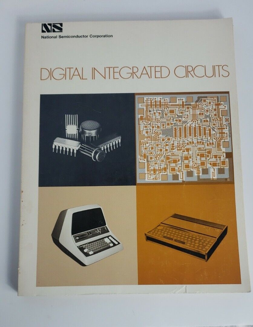 National Semiconductor Corp Digital Integrated Circuits Catalog Vintage 1971