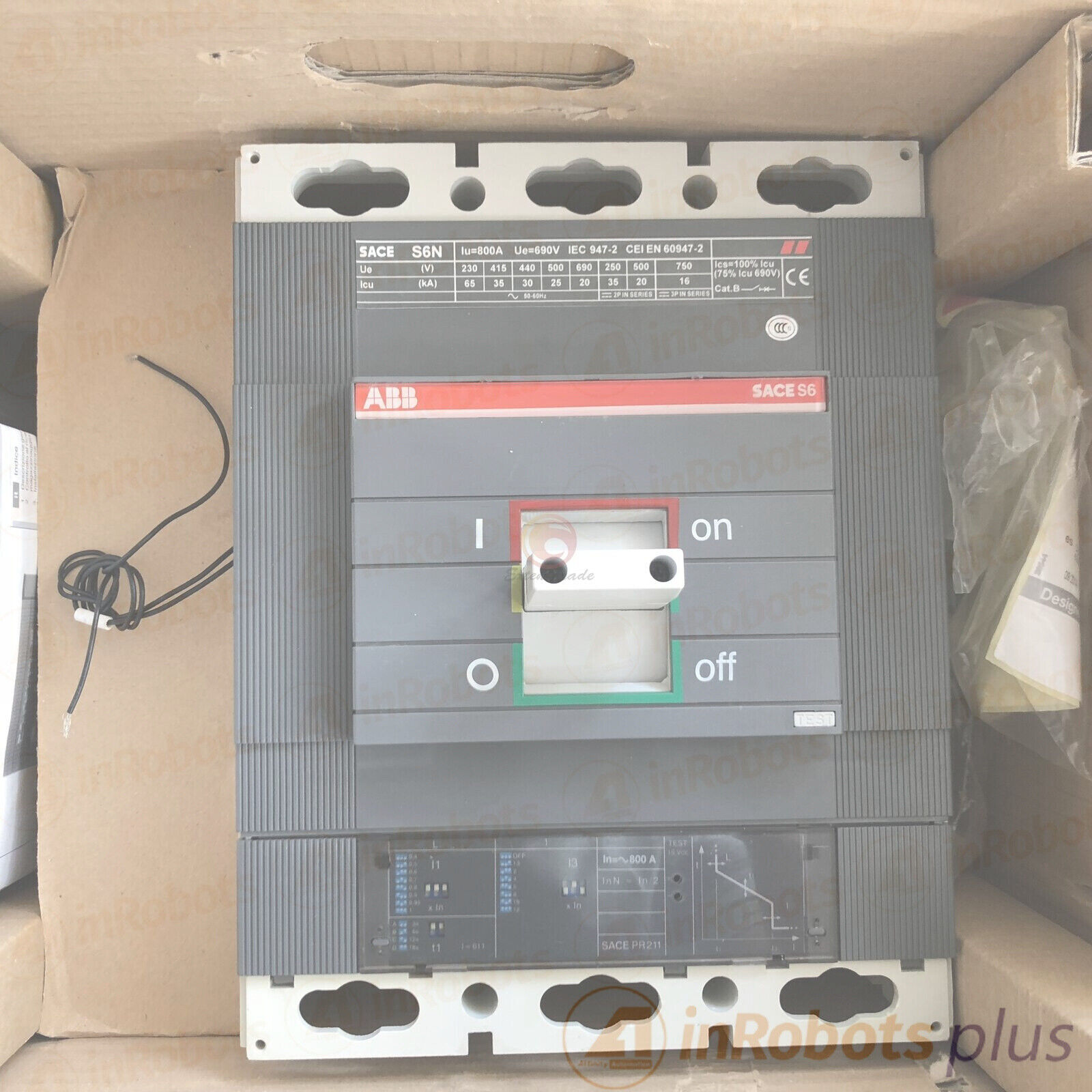 1PCS ABB  circuit breaker S6N800 3P 800A