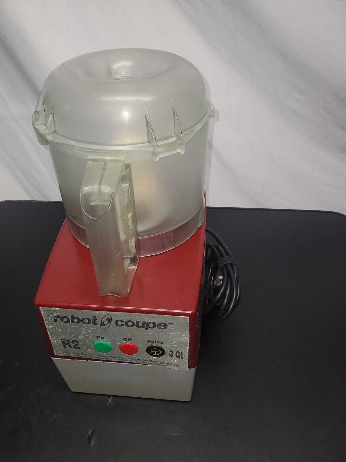 Robot Coupe R2 3Qt Commercial Food Processor, 