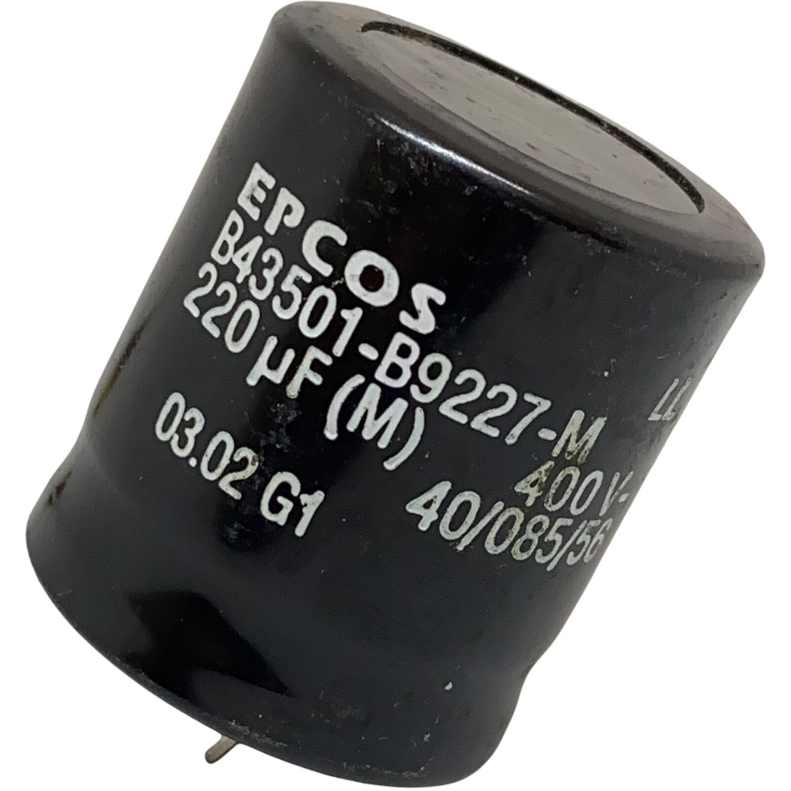 220uF 400V Radial Electrolytic Capacitor B43501-B9227-M Epcos 35.5x30.5mm