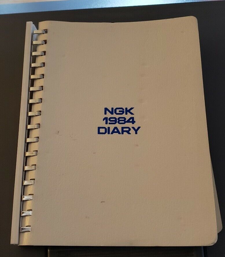 Vintage 1984/2040 NGK Insulators Diary Day Planner