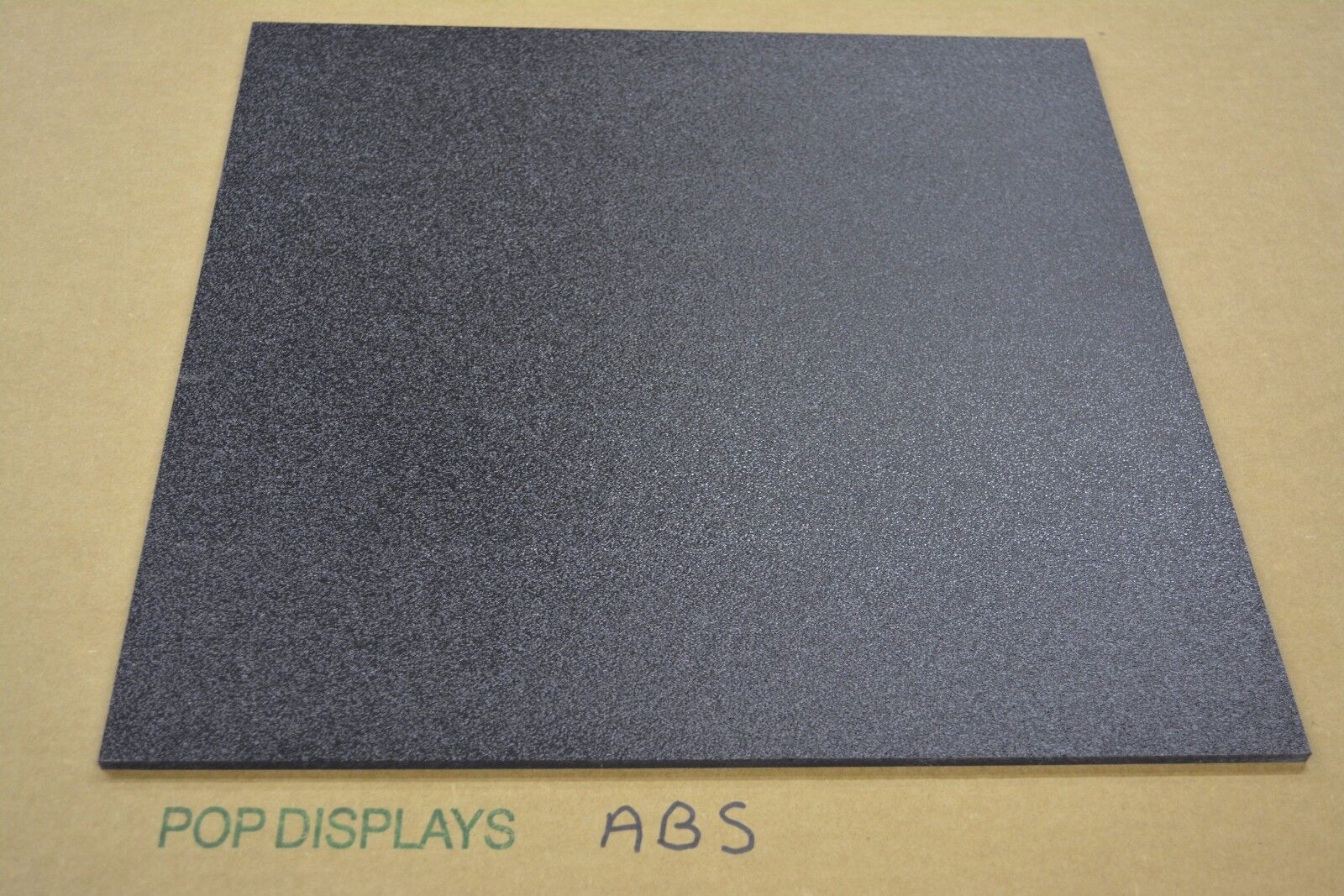 ABS  PLASTIC SHEET BLACK 1/16