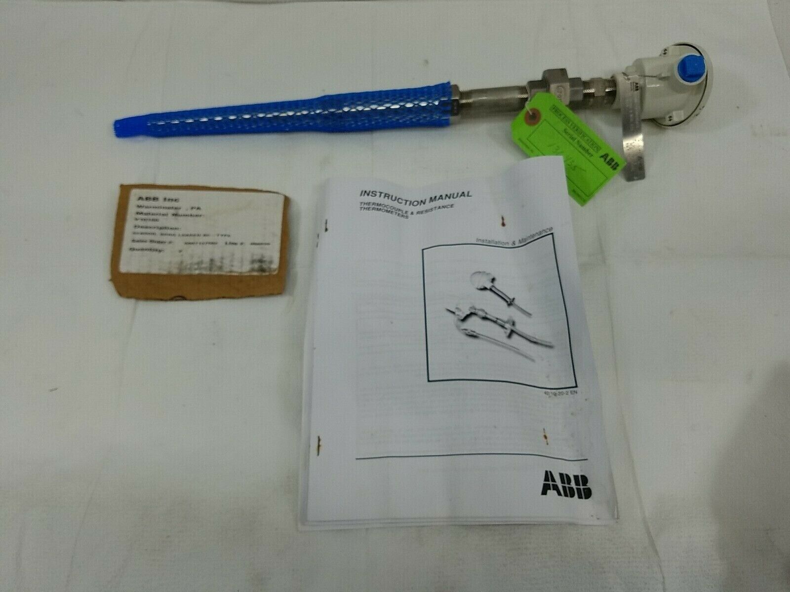 ABB-V10186-LT2T0603S3A10 THERMOCOUPLE & RESISTANCE THERMOMETER