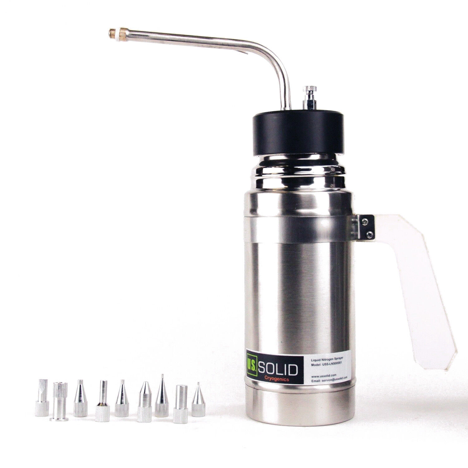 U.S. Solid Cryogenic Liquid Nitrogen Sprayer Freeze Treatment Tank 500mL 16oz