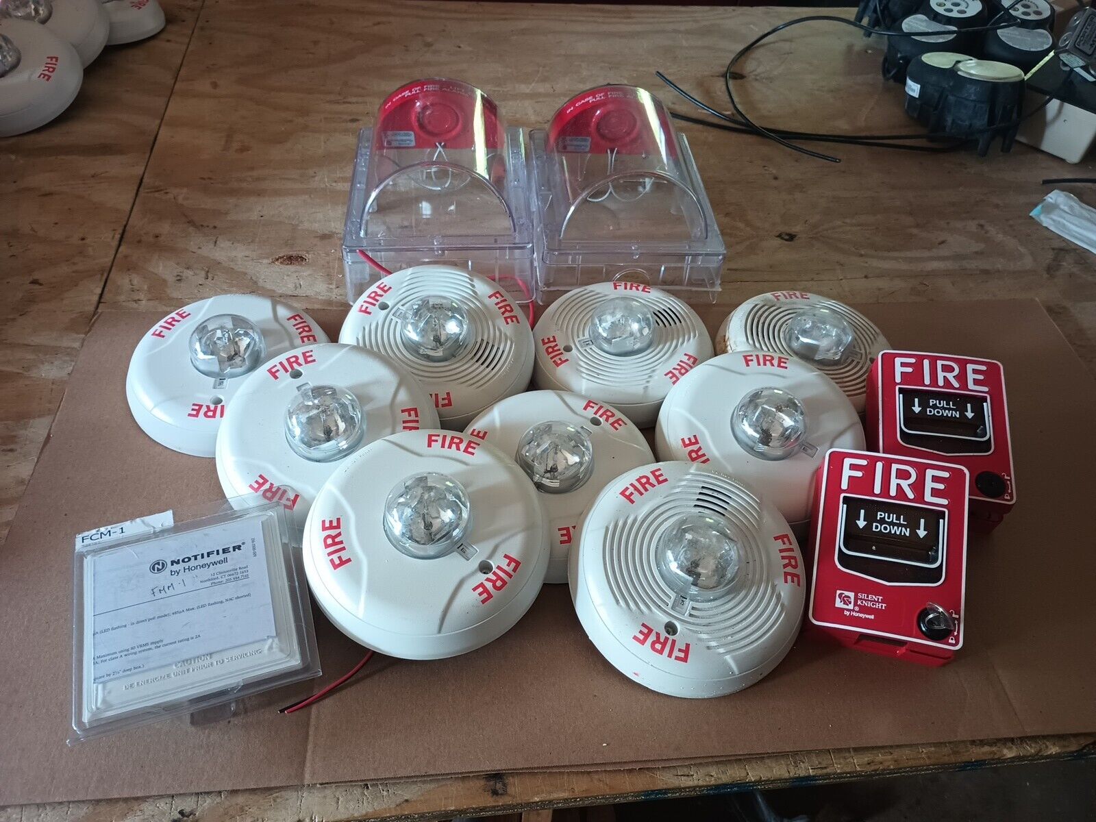 Lot #101 of Fire Alarm Products strobes  (Sold as is) misc lot