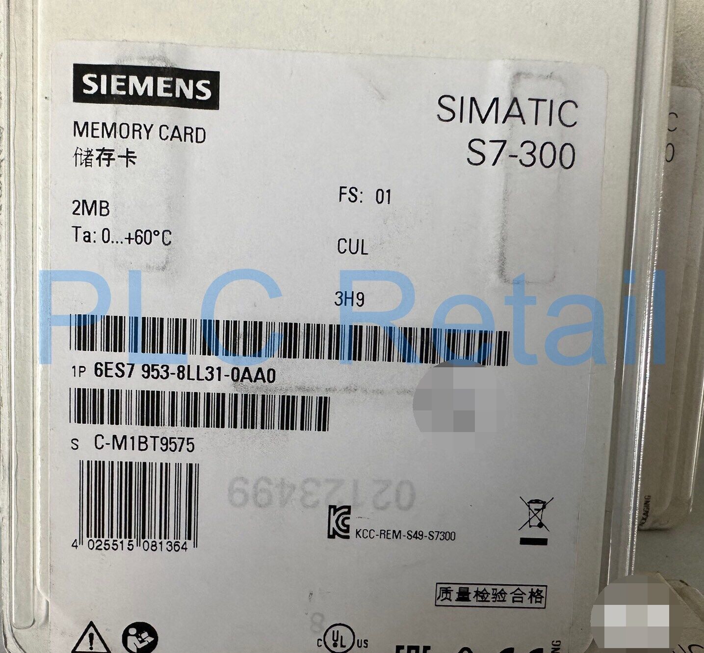 NEW Siemens memory card  6ES7953-8LL31-0AA0  Fast delivery