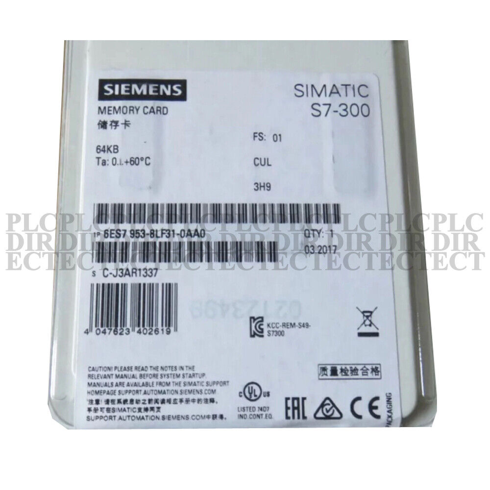 NEW Siemens 6ES7 953-8LM31-0AA0 Memory Card