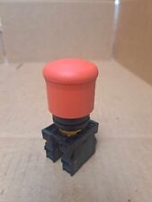 Eaton Emergency Stop Red Pushbutton M22-PV w/ (2) M22-K01 picture