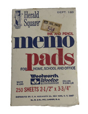 Vintage Mead Memo Note Pads Vintage NOS 2x4