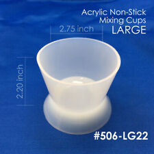 Dental Lab Acrylic Mixing Cups/Bowls Non-Stick 3 pieces set Small Medium Large  picture