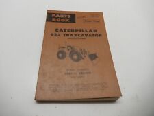 VINTAGE CAT CATERPILLAR 922 TRAXCAVATOR 63A1 TO 63A408 PARTS BOOK CATALOG picture