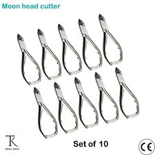 Set Of 10 - Chiropody Heavy Duty Moon Head Nail Cutter Thick Toenail Clippers CE picture