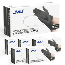 1200/CASE Black Nitrile Gloves Latex & Powder Free 3.5 Mil Medical Exam Grade picture