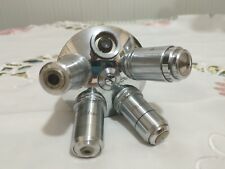 Leitz Wetzlar Ortholux microscope - Parts :Nosepiece revolver & 5 Objectives picture